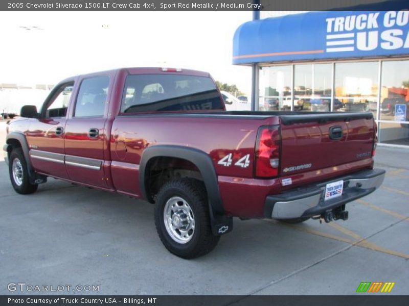 Sport Red Metallic / Medium Gray 2005 Chevrolet Silverado 1500 LT Crew Cab 4x4