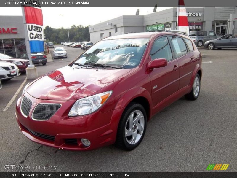 Salsa Red Metallic / Graphite 2005 Pontiac Vibe