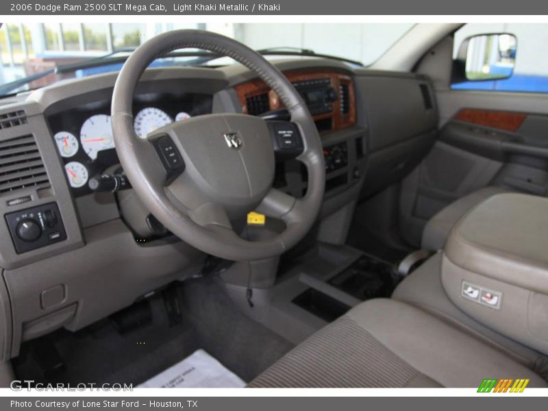 Light Khaki Metallic / Khaki 2006 Dodge Ram 2500 SLT Mega Cab
