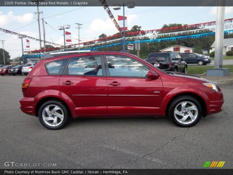 Salsa Red Metallic / Graphite 2005 Pontiac Vibe