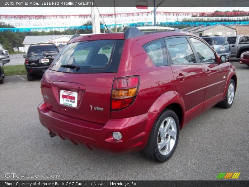 Salsa Red Metallic / Graphite 2005 Pontiac Vibe