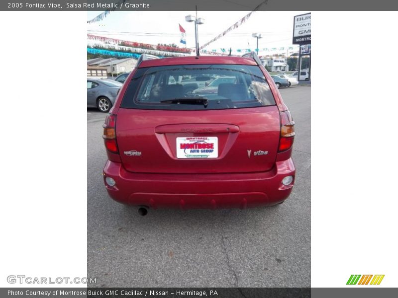 Salsa Red Metallic / Graphite 2005 Pontiac Vibe