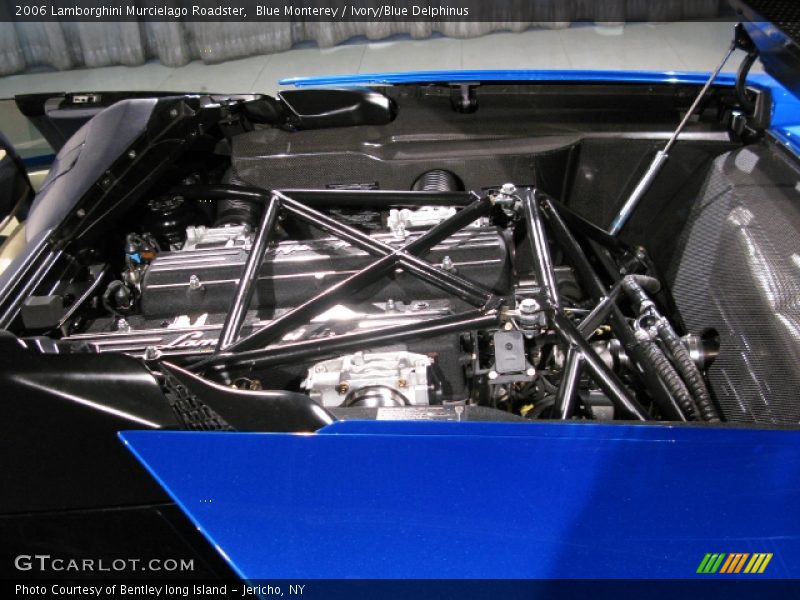 Blue Monterey / Ivory/Blue Delphinus 2006 Lamborghini Murcielago Roadster