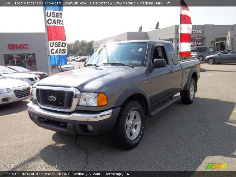 Dark Shadow Grey Metallic / Medium Dark Flint 2005 Ford Ranger FX4 Off-Road SuperCab 4x4