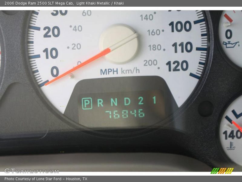 Light Khaki Metallic / Khaki 2006 Dodge Ram 2500 SLT Mega Cab