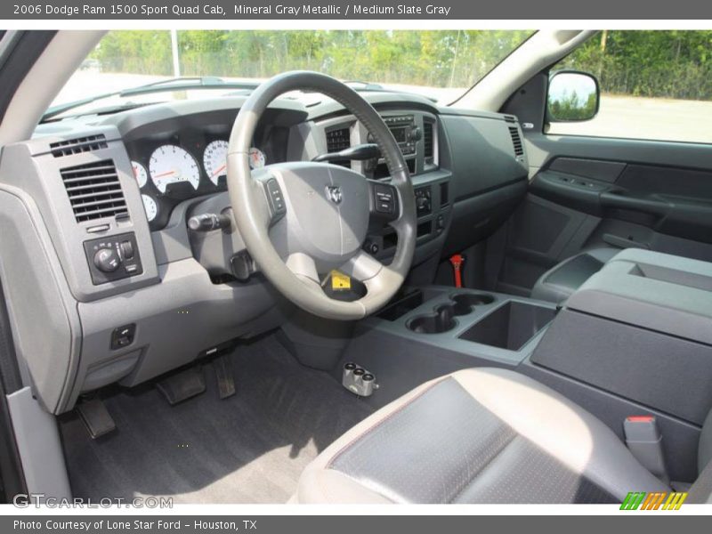 Mineral Gray Metallic / Medium Slate Gray 2006 Dodge Ram 1500 Sport Quad Cab