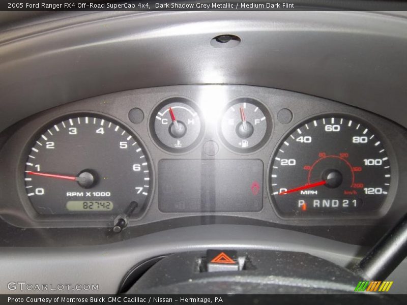 Dark Shadow Grey Metallic / Medium Dark Flint 2005 Ford Ranger FX4 Off-Road SuperCab 4x4