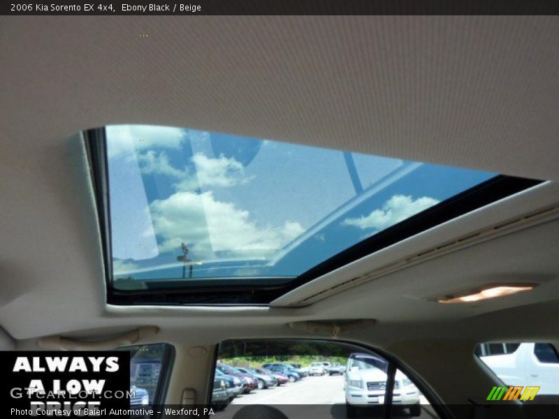 Ebony Black / Beige 2006 Kia Sorento EX 4x4