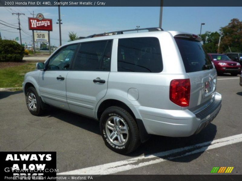 Starlight Silver Metallic / Gray 2003 Honda Pilot EX 4WD