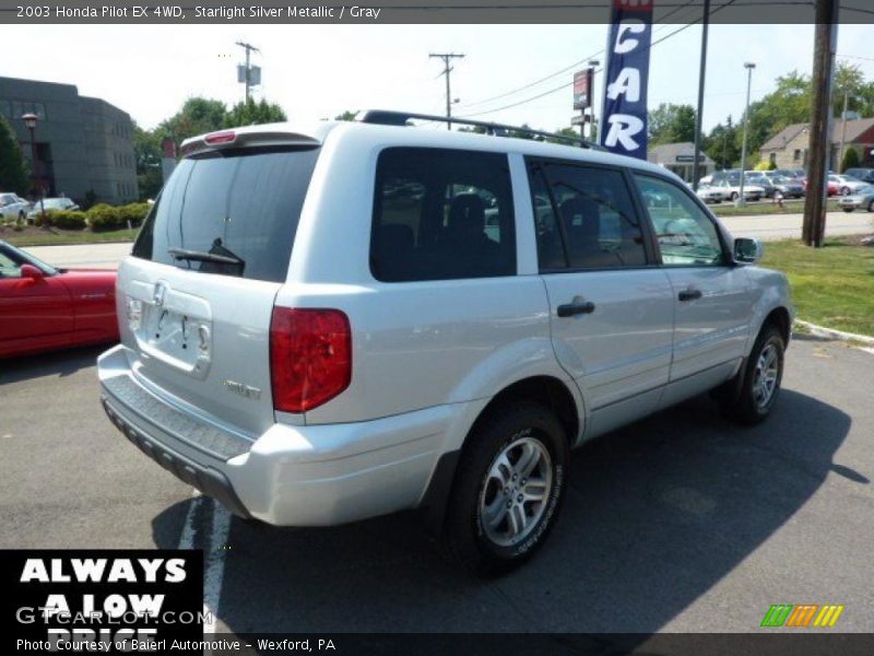 Starlight Silver Metallic / Gray 2003 Honda Pilot EX 4WD