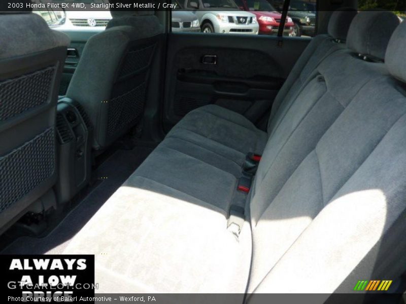 Starlight Silver Metallic / Gray 2003 Honda Pilot EX 4WD