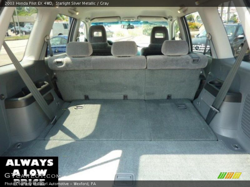 Starlight Silver Metallic / Gray 2003 Honda Pilot EX 4WD