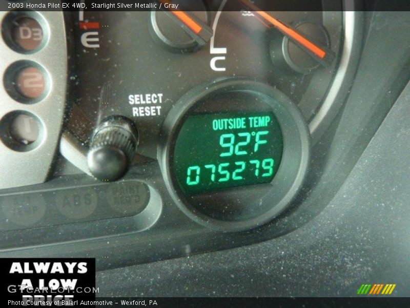 Starlight Silver Metallic / Gray 2003 Honda Pilot EX 4WD