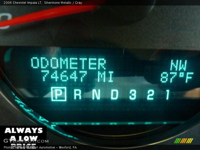 Silverstone Metallic / Gray 2006 Chevrolet Impala LT