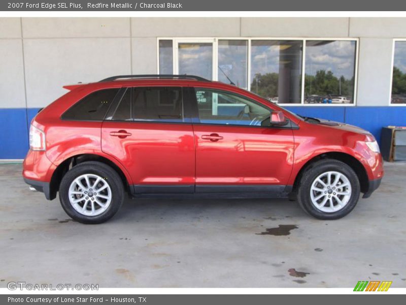 Redfire Metallic / Charcoal Black 2007 Ford Edge SEL Plus