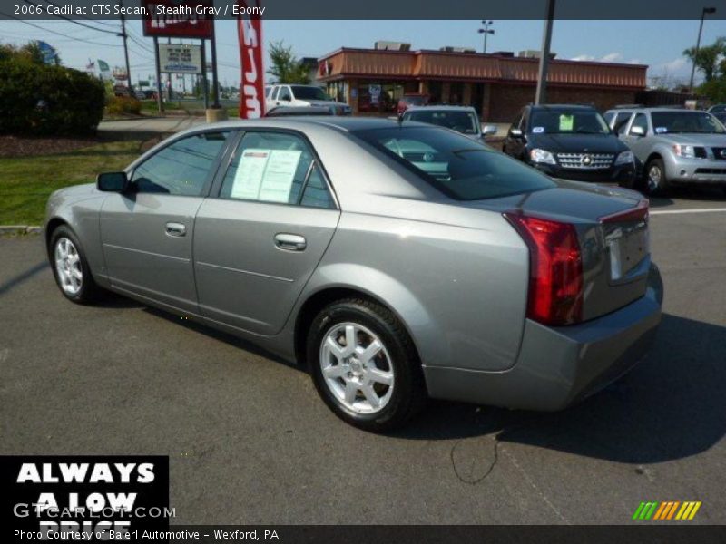 Stealth Gray / Ebony 2006 Cadillac CTS Sedan