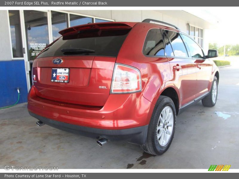 Redfire Metallic / Charcoal Black 2007 Ford Edge SEL Plus