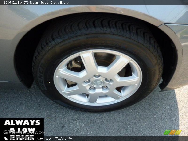 Stealth Gray / Ebony 2006 Cadillac CTS Sedan