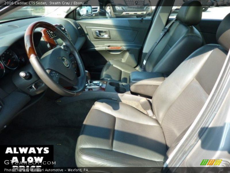 Stealth Gray / Ebony 2006 Cadillac CTS Sedan