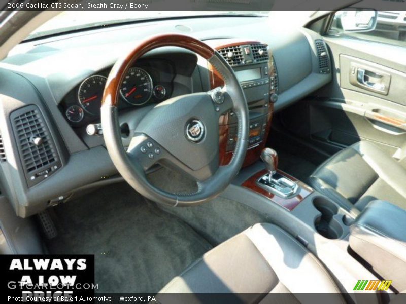 Stealth Gray / Ebony 2006 Cadillac CTS Sedan