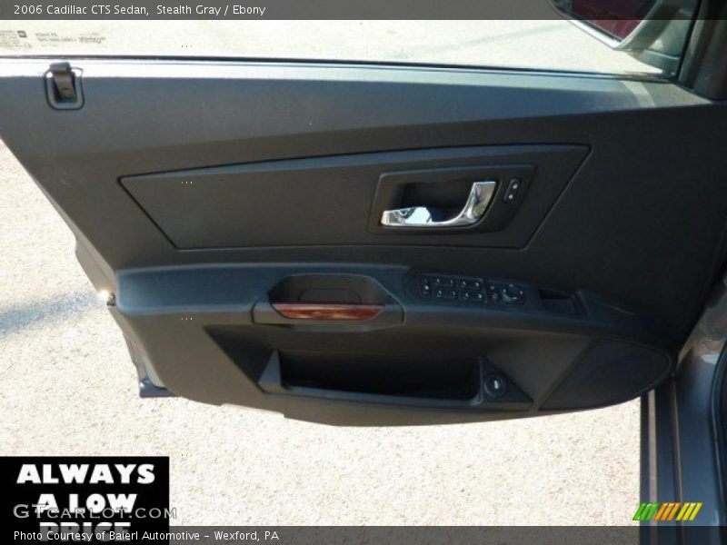Stealth Gray / Ebony 2006 Cadillac CTS Sedan