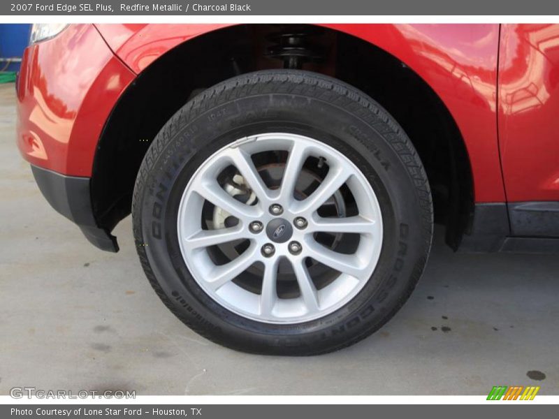 Redfire Metallic / Charcoal Black 2007 Ford Edge SEL Plus