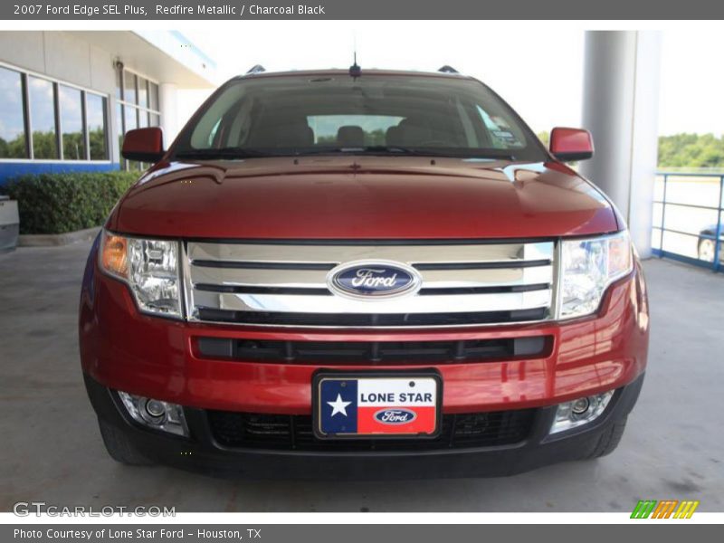 Redfire Metallic / Charcoal Black 2007 Ford Edge SEL Plus