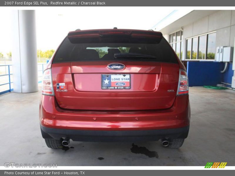 Redfire Metallic / Charcoal Black 2007 Ford Edge SEL Plus
