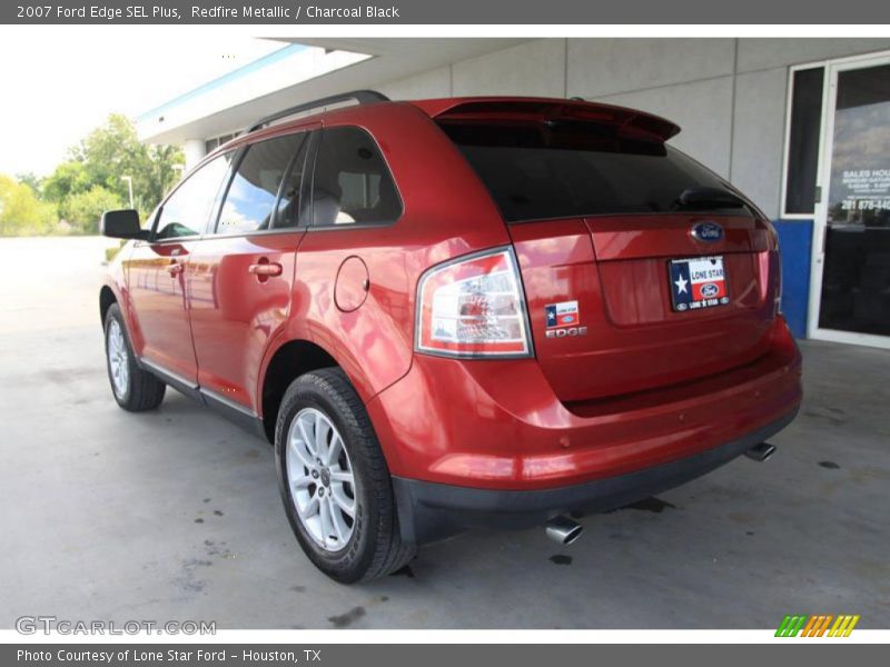 Redfire Metallic / Charcoal Black 2007 Ford Edge SEL Plus