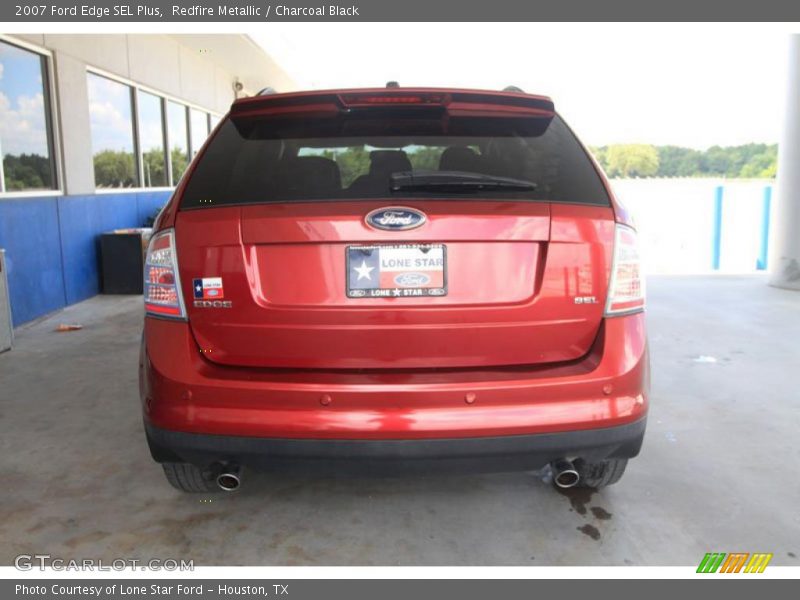 Redfire Metallic / Charcoal Black 2007 Ford Edge SEL Plus