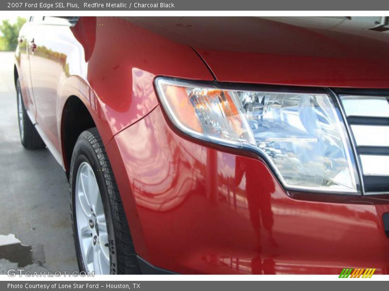 Redfire Metallic / Charcoal Black 2007 Ford Edge SEL Plus