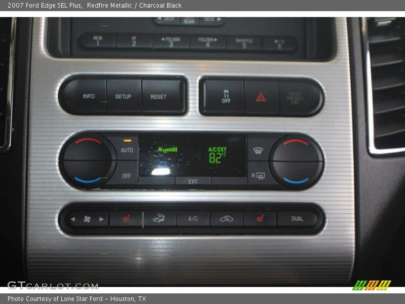 Redfire Metallic / Charcoal Black 2007 Ford Edge SEL Plus