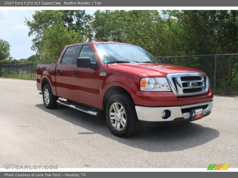 Redfire Metallic / Tan 2007 Ford F150 XLT SuperCrew