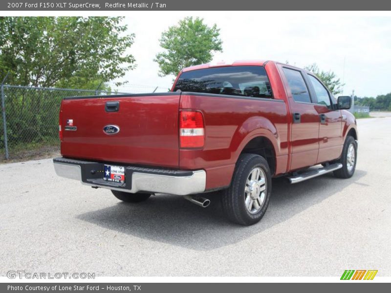 Redfire Metallic / Tan 2007 Ford F150 XLT SuperCrew