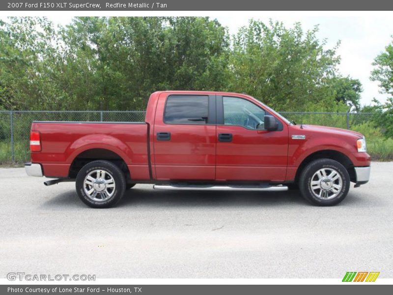 Redfire Metallic / Tan 2007 Ford F150 XLT SuperCrew