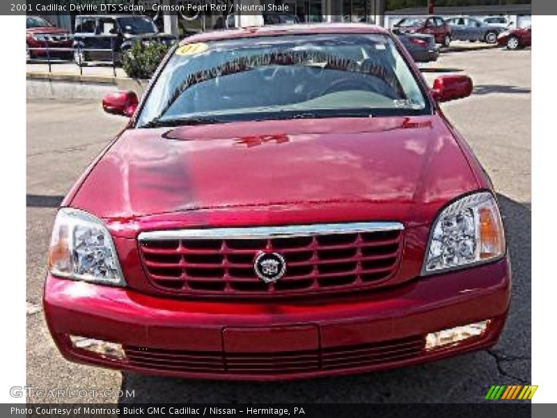 Crimson Pearl Red / Neutral Shale 2001 Cadillac DeVille DTS Sedan