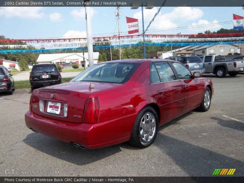 Crimson Pearl Red / Neutral Shale 2001 Cadillac DeVille DTS Sedan