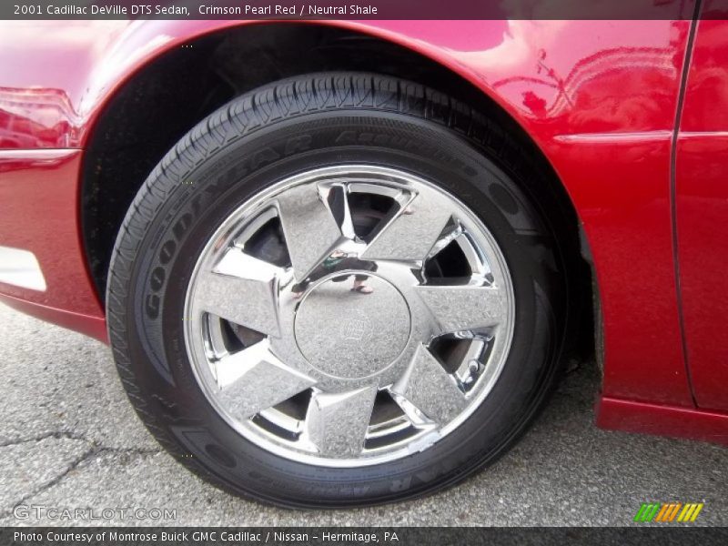 Crimson Pearl Red / Neutral Shale 2001 Cadillac DeVille DTS Sedan