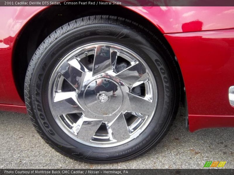 Crimson Pearl Red / Neutral Shale 2001 Cadillac DeVille DTS Sedan