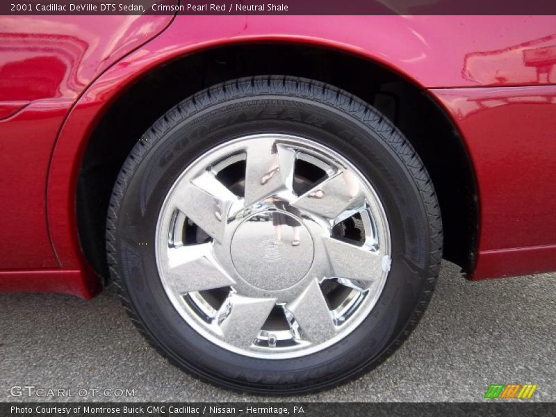 Crimson Pearl Red / Neutral Shale 2001 Cadillac DeVille DTS Sedan