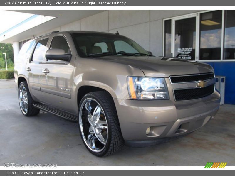 Gold Mist Metallic / Light Cashmere/Ebony 2007 Chevrolet Tahoe LTZ