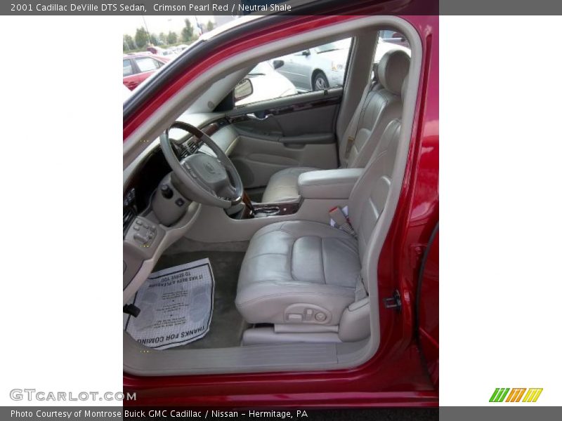 Crimson Pearl Red / Neutral Shale 2001 Cadillac DeVille DTS Sedan