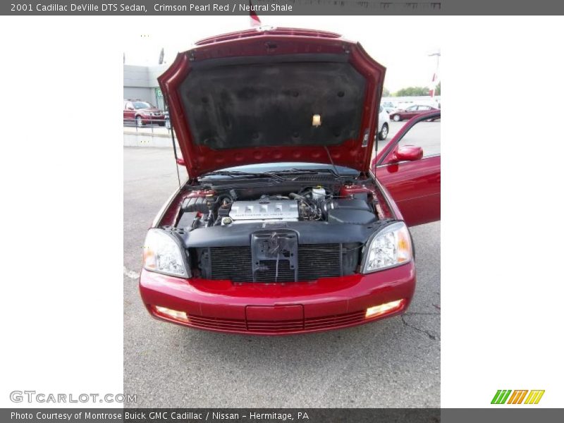 Crimson Pearl Red / Neutral Shale 2001 Cadillac DeVille DTS Sedan