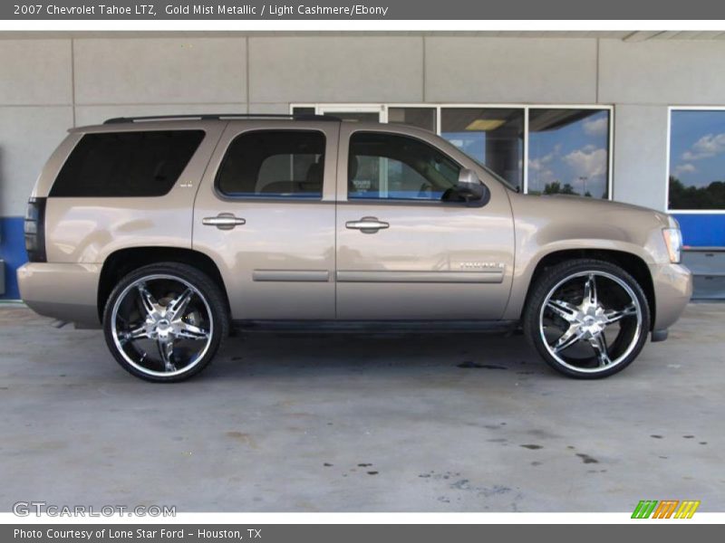 Gold Mist Metallic / Light Cashmere/Ebony 2007 Chevrolet Tahoe LTZ