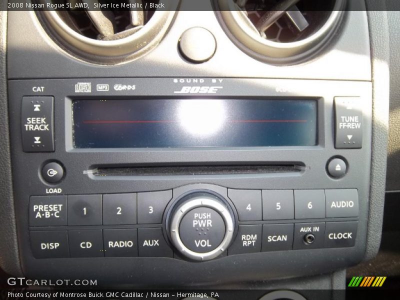 Silver Ice Metallic / Black 2008 Nissan Rogue SL AWD