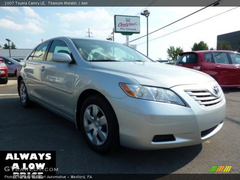 Titanium Metallic / Ash 2007 Toyota Camry LE
