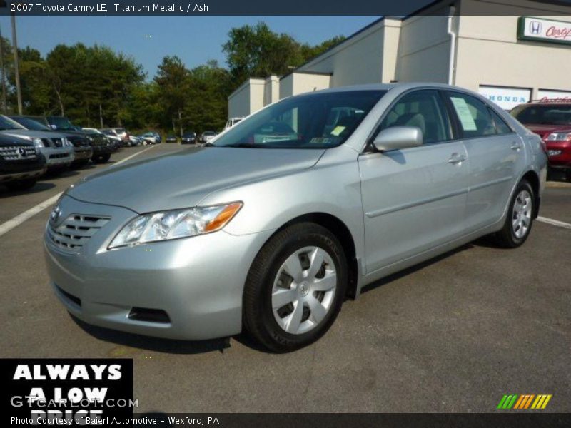 Titanium Metallic / Ash 2007 Toyota Camry LE