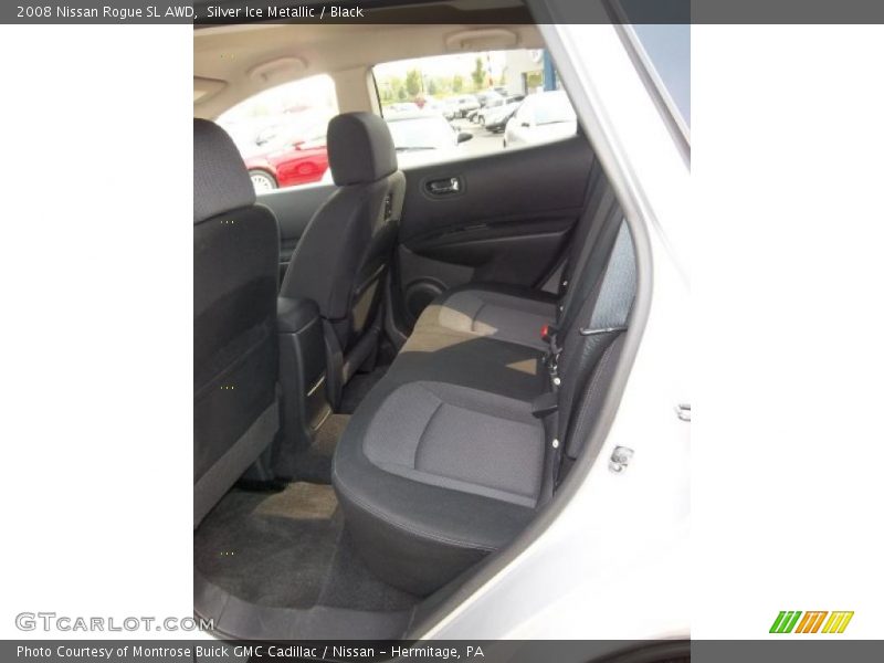 Silver Ice Metallic / Black 2008 Nissan Rogue SL AWD