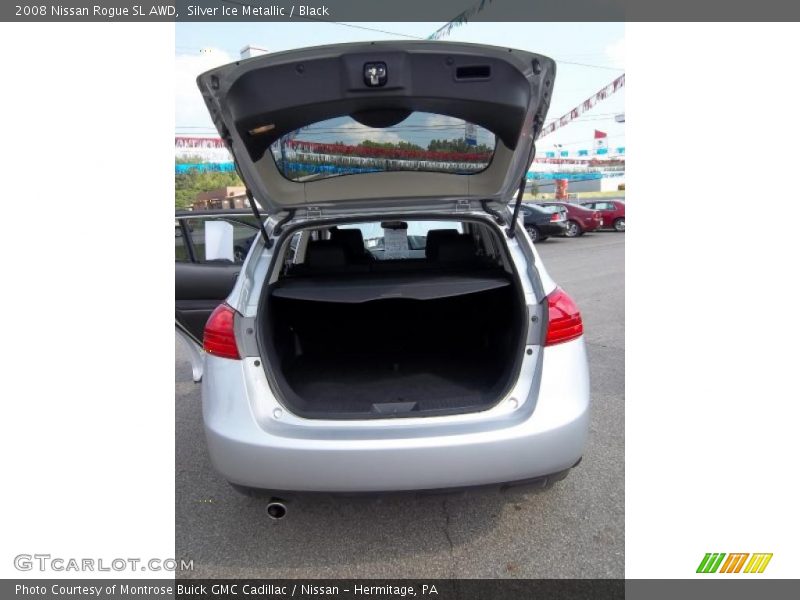 Silver Ice Metallic / Black 2008 Nissan Rogue SL AWD