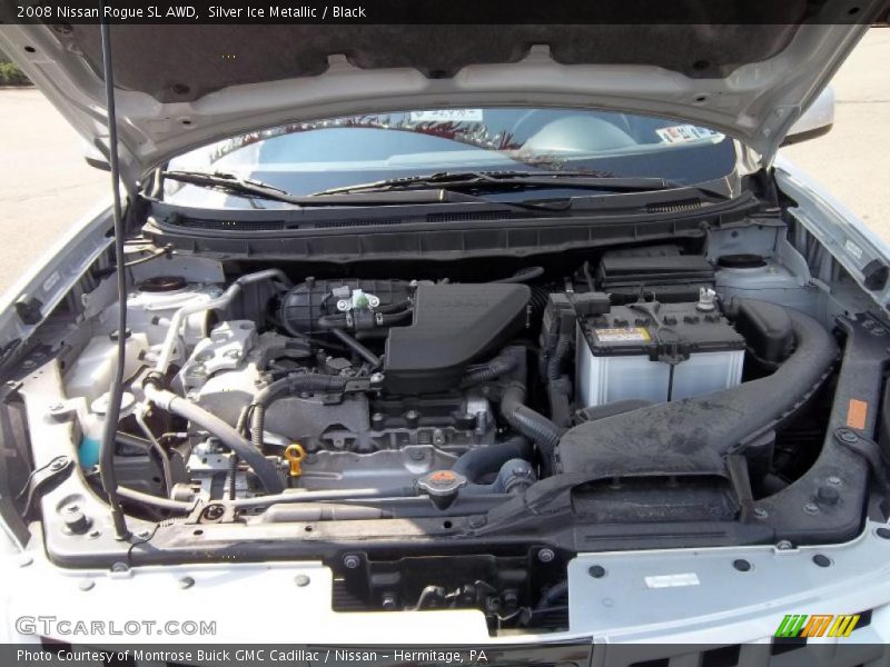 Silver Ice Metallic / Black 2008 Nissan Rogue SL AWD